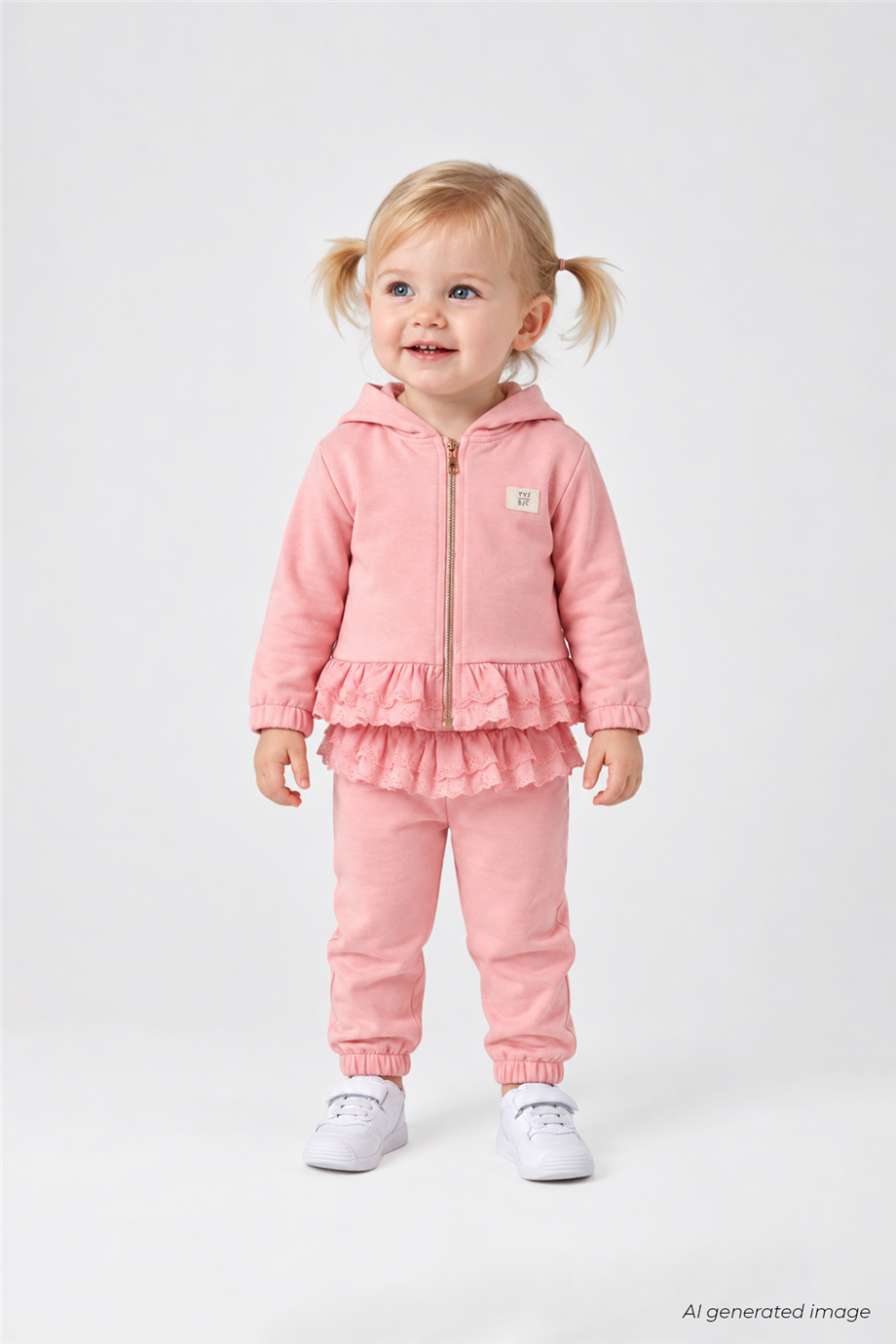 B&G Baby Girls Hooded Eşofman SetB&G Baby Girls Hooded Eşofman Set