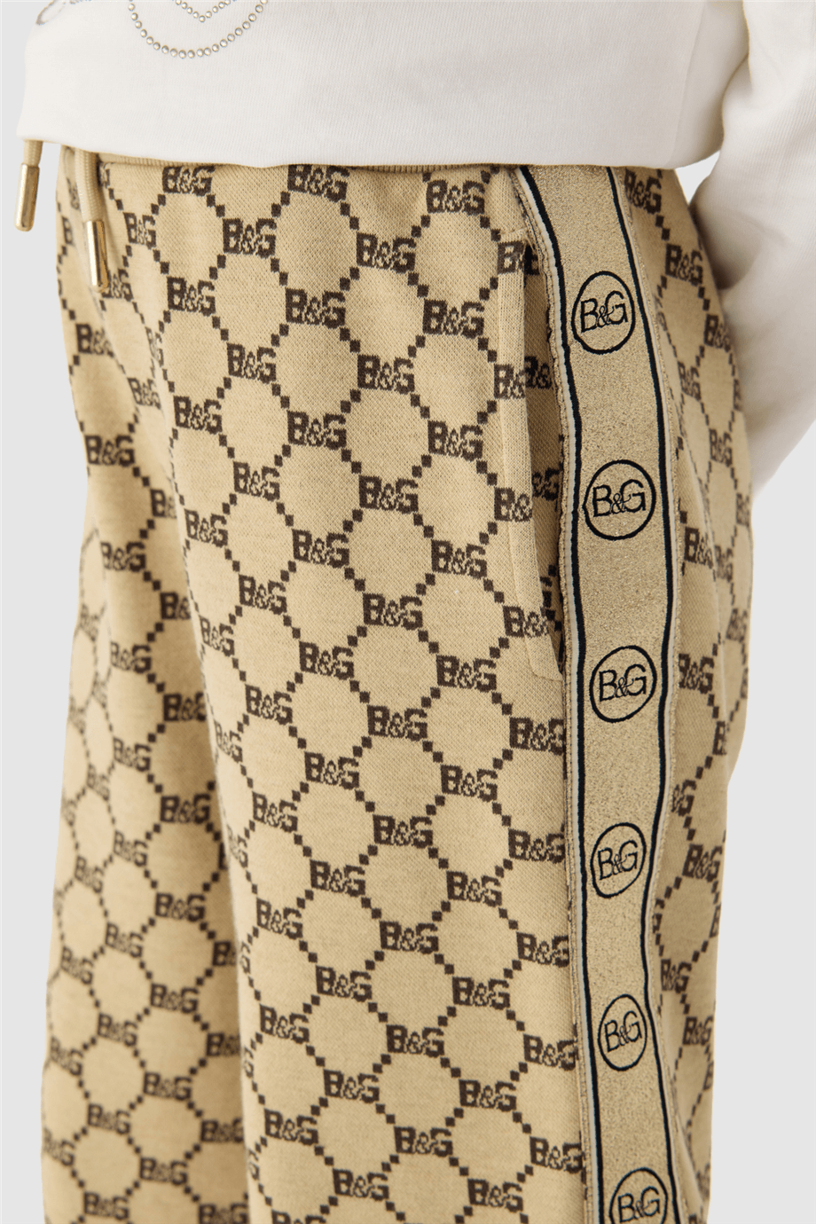 B&G Kız Çocuk Desenli Eşofman AltıB&G Kız Çocuk Desenli Eşofman Altı
