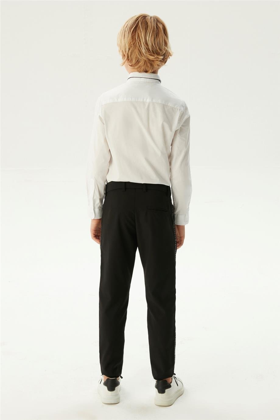 Bikkembergs Erkek Çocuk Beyaz Gömlek