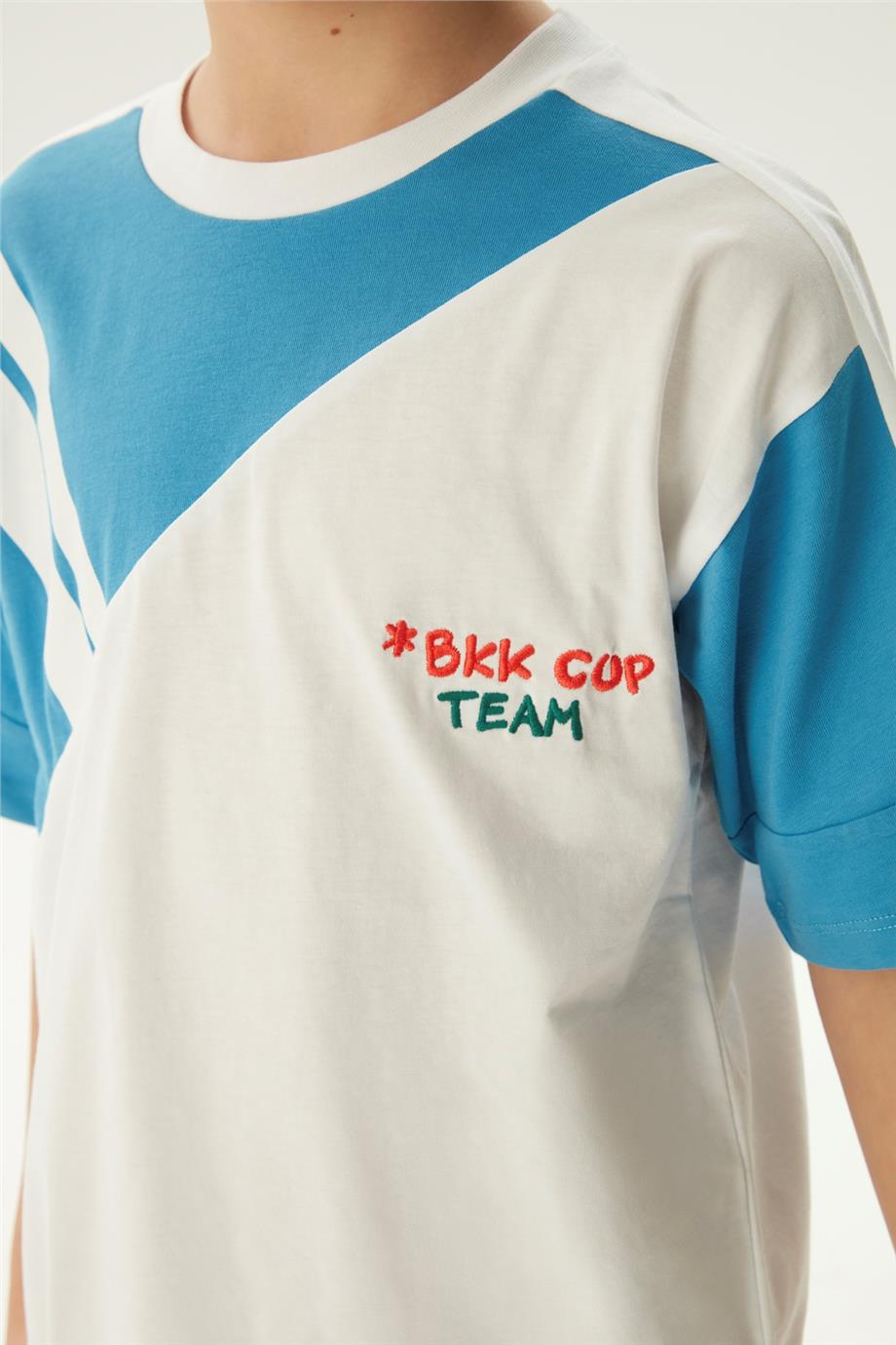 Bikkembergs Erkek Çocuk Beyaz T-Shirt