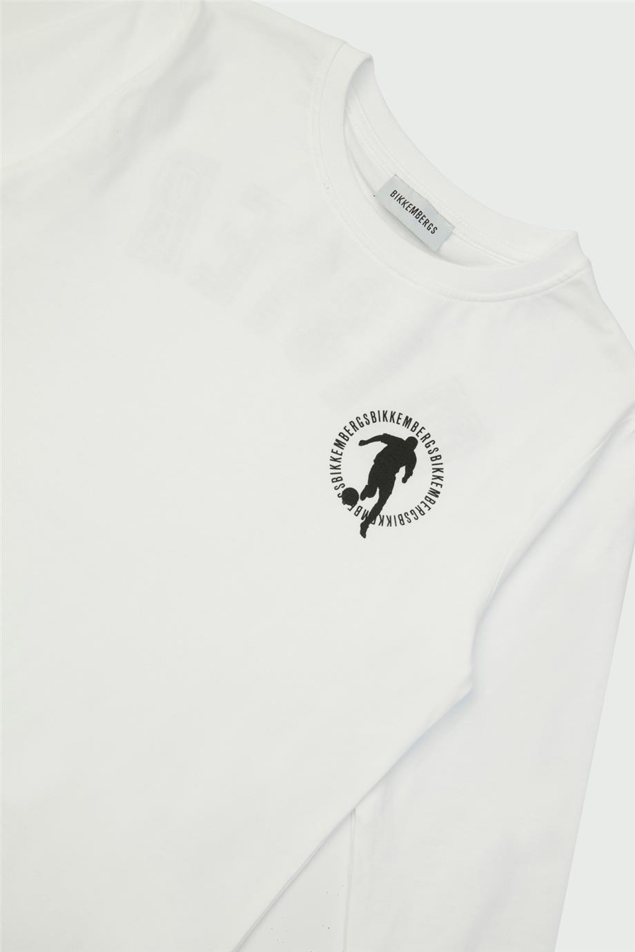 Bikkembergs Erkek Çocuk Beyaz T-Shirt