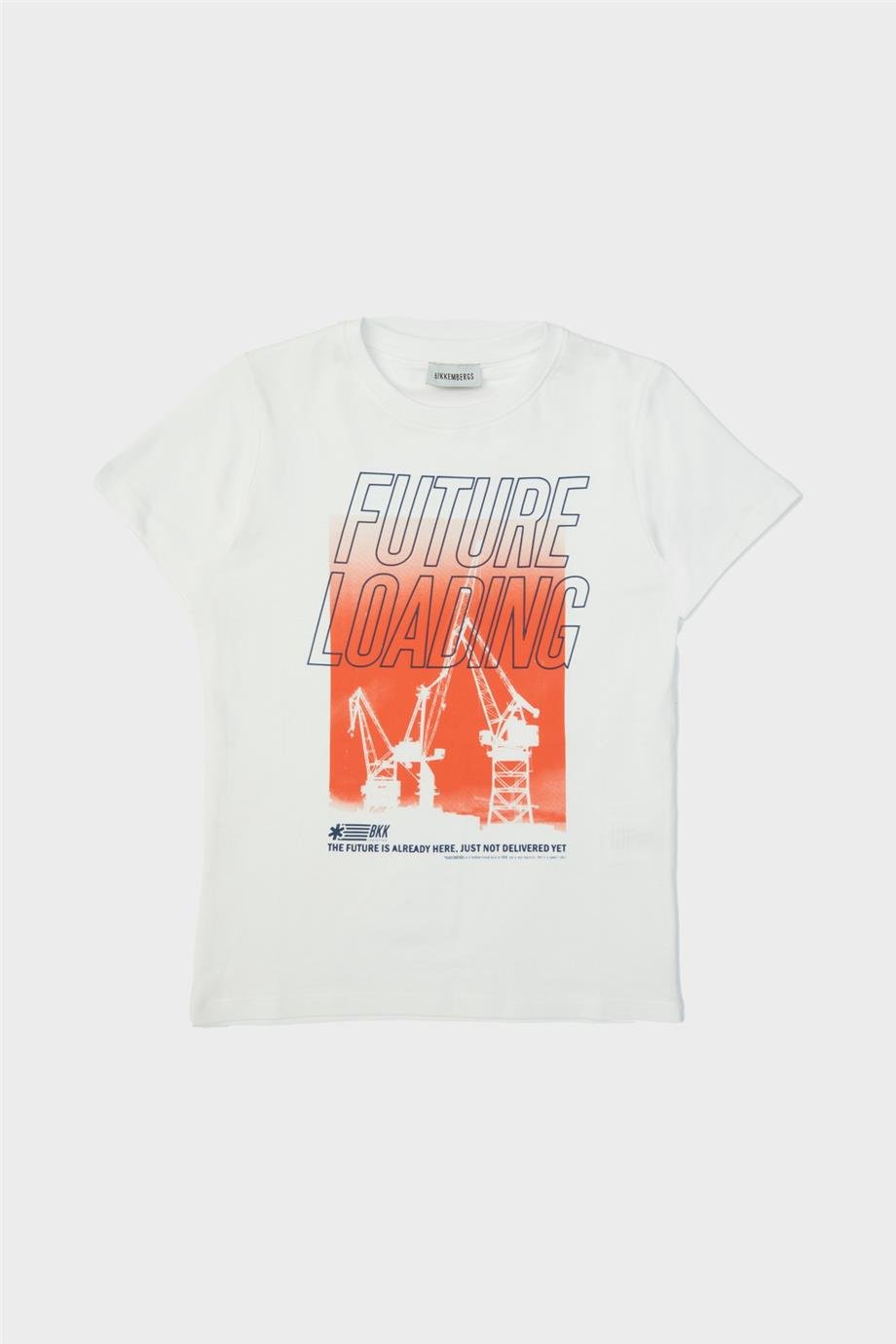 Bikkembergs Erkek Çocuk Beyaz T-Shirt