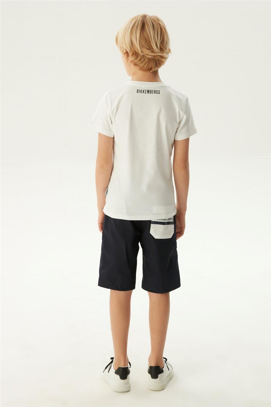 Bikkembergs Erkek Çocuk Beyaz T-Shirt