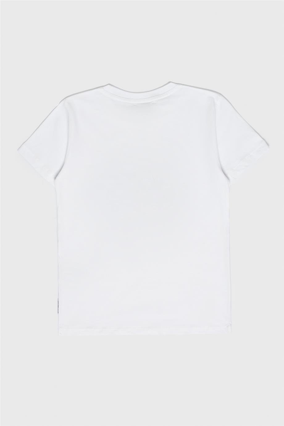 Bikkembergs Erkek Çocuk Beyaz T-Shirt