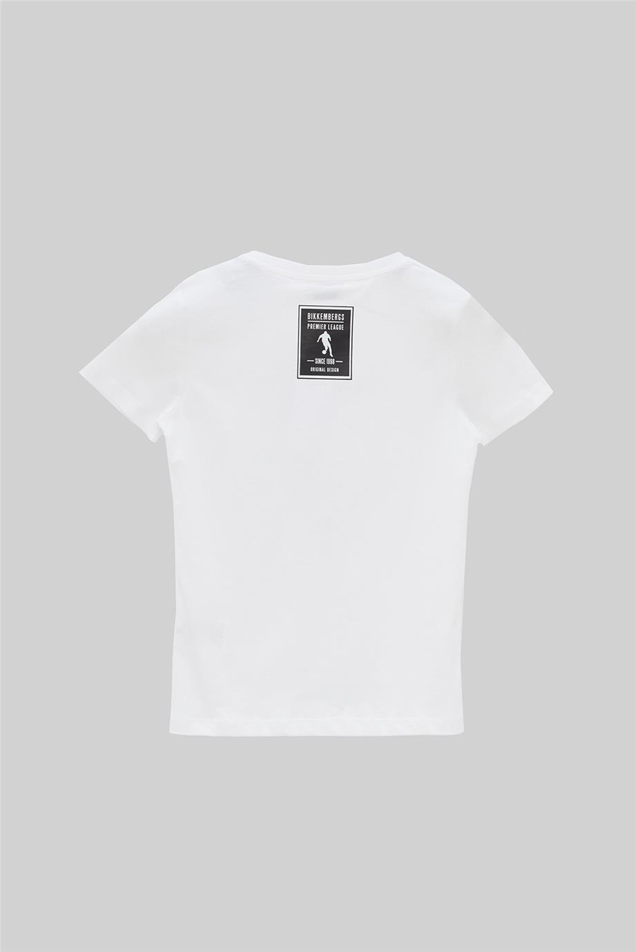 Bikkembergs Erkek Çocuk Beyaz Tshirt