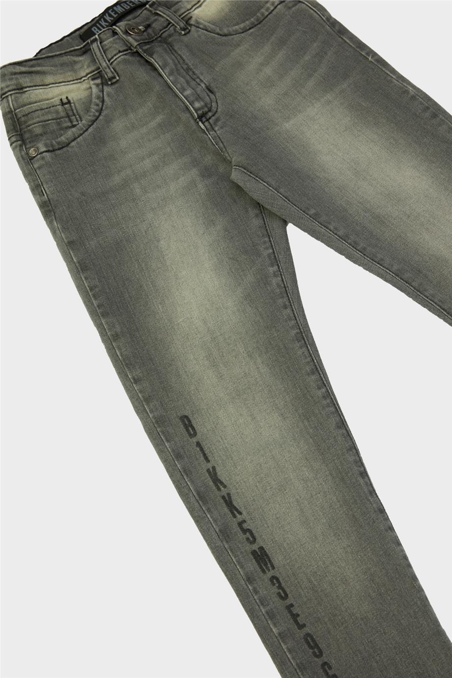 Bikkembergs Erkek Çocuk Gri Pantolon