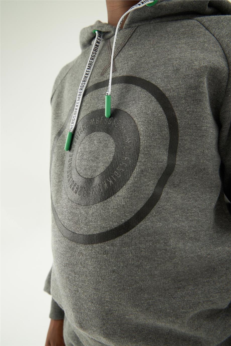 Bikkembergs Erkek Çocuk Gri Sweatshirt