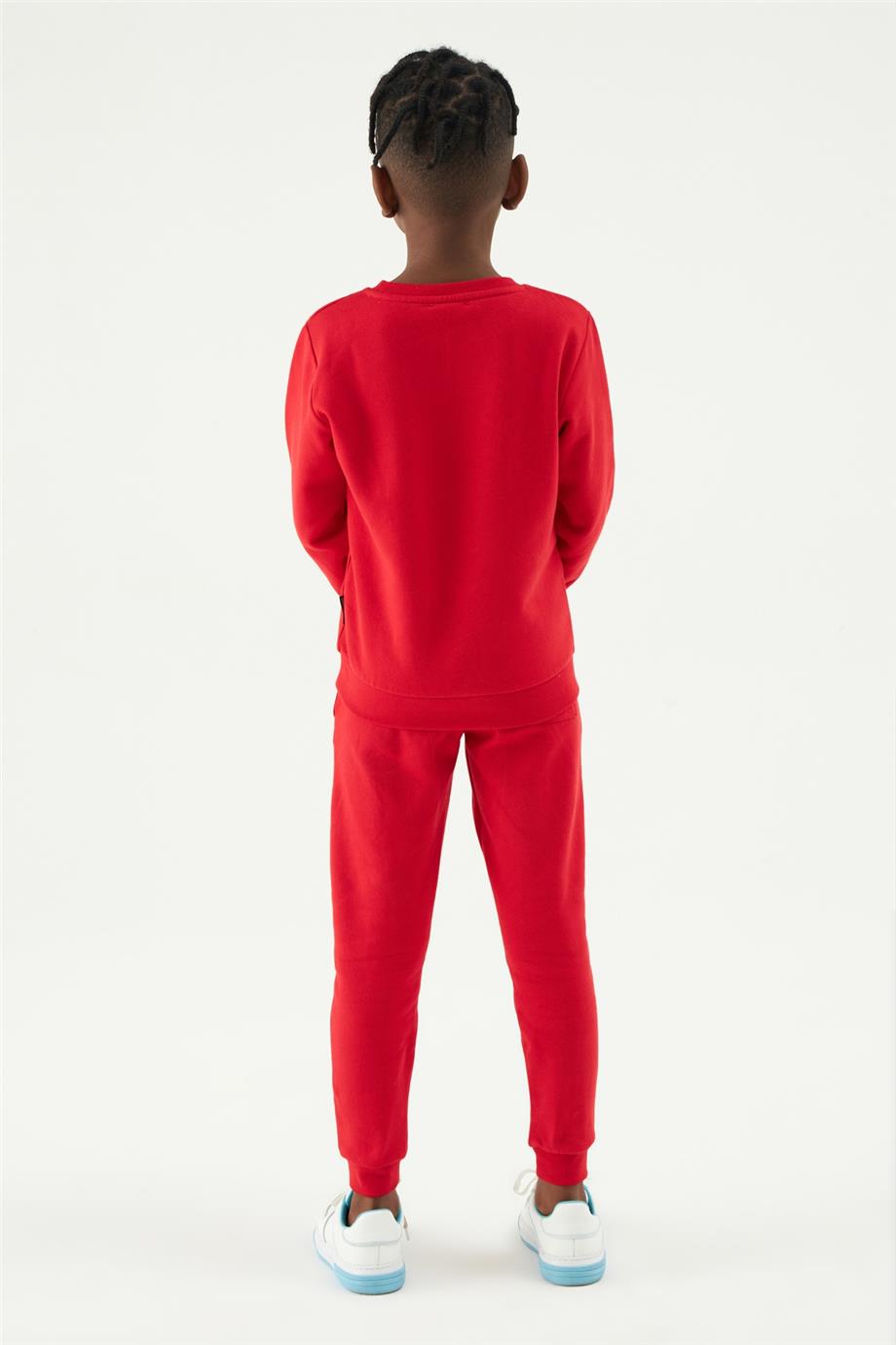 Bikkembergs Erkek Çocuk Kırmızı Sweatshirt
