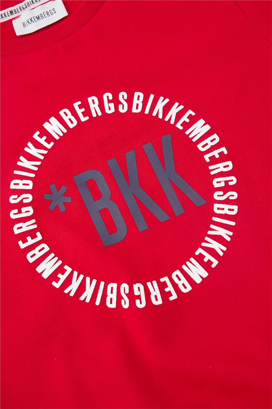 Bikkembergs Erkek Çocuk Kırmızı Sweatshirt