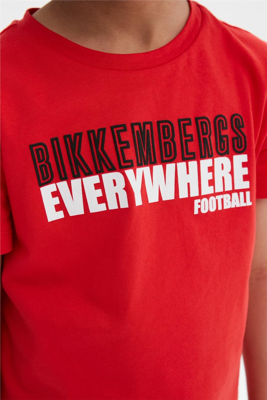 Bikkembergs Erkek Çocuk Kırmızı T-Shirt