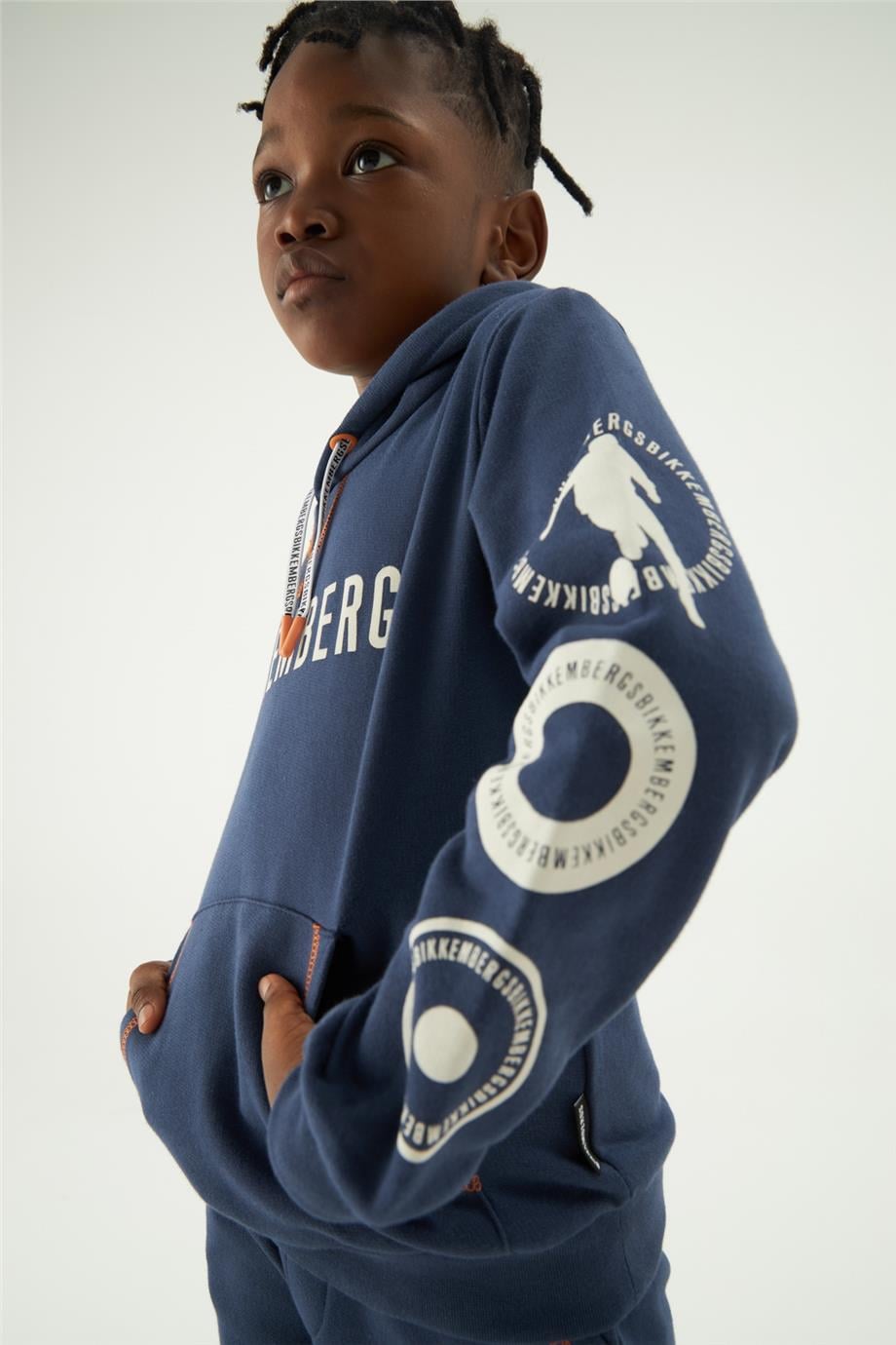 Bikkembergs Erkek Çocuk Lacivert Sweatshirt