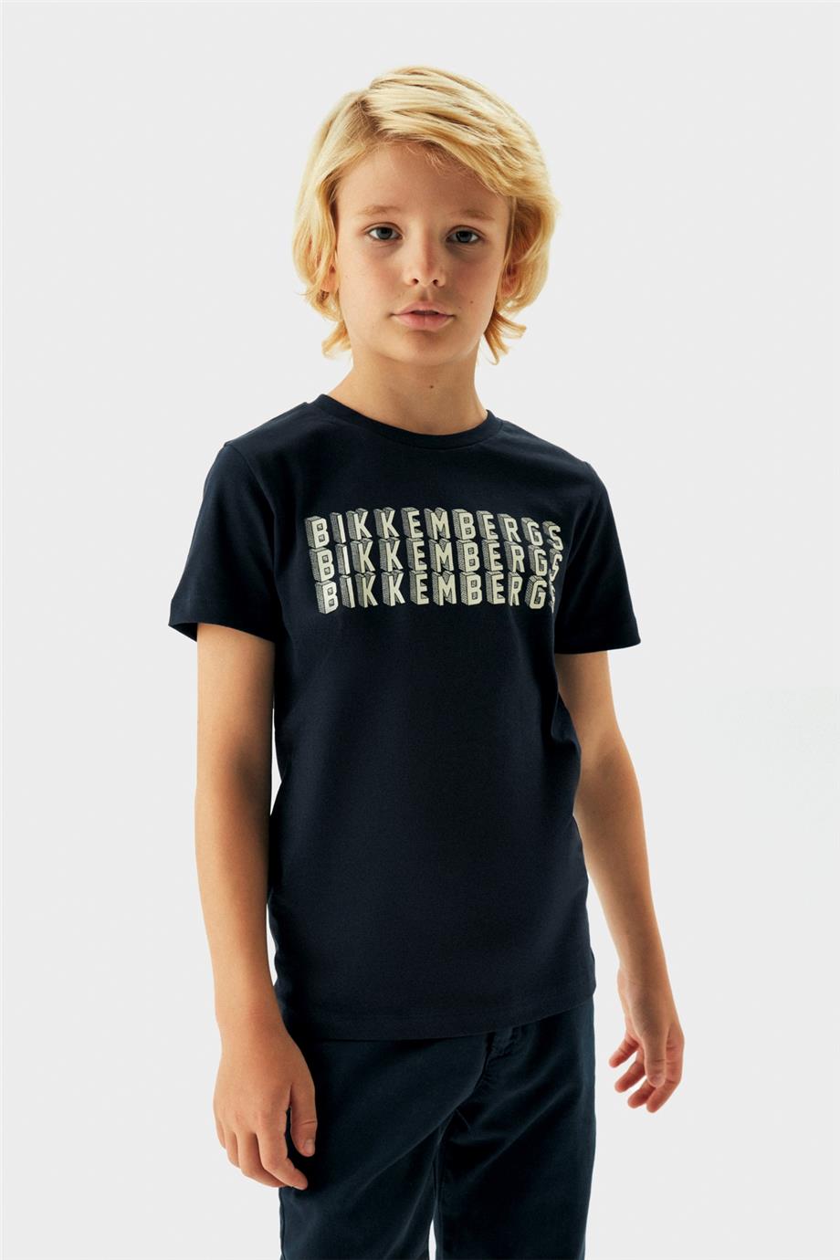 Bikkembergs Erkek Çocuk Lacivert T-Shirt