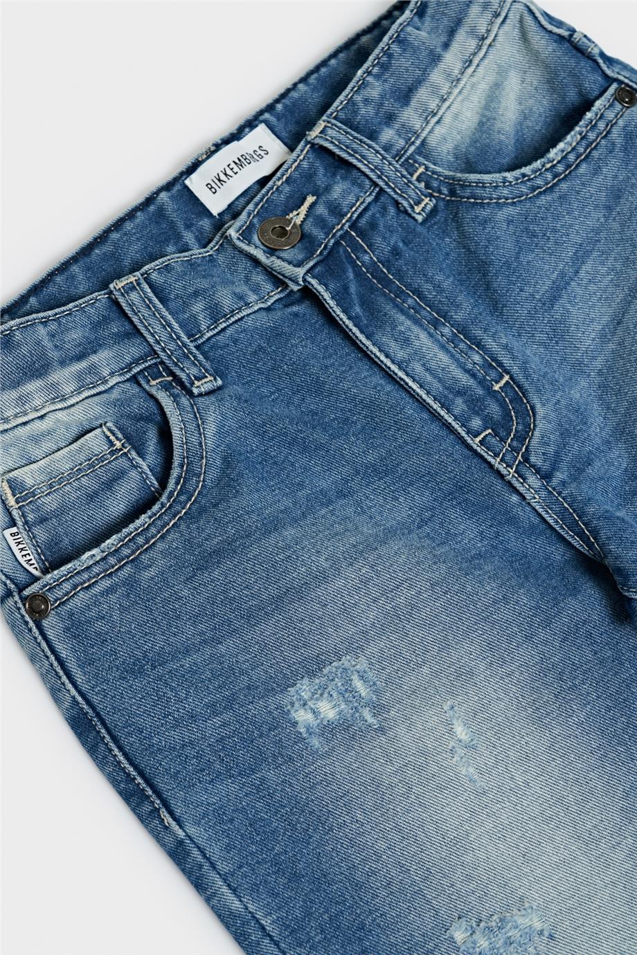 Bikkembergs Erkek Çocuk Mavi Pantolon