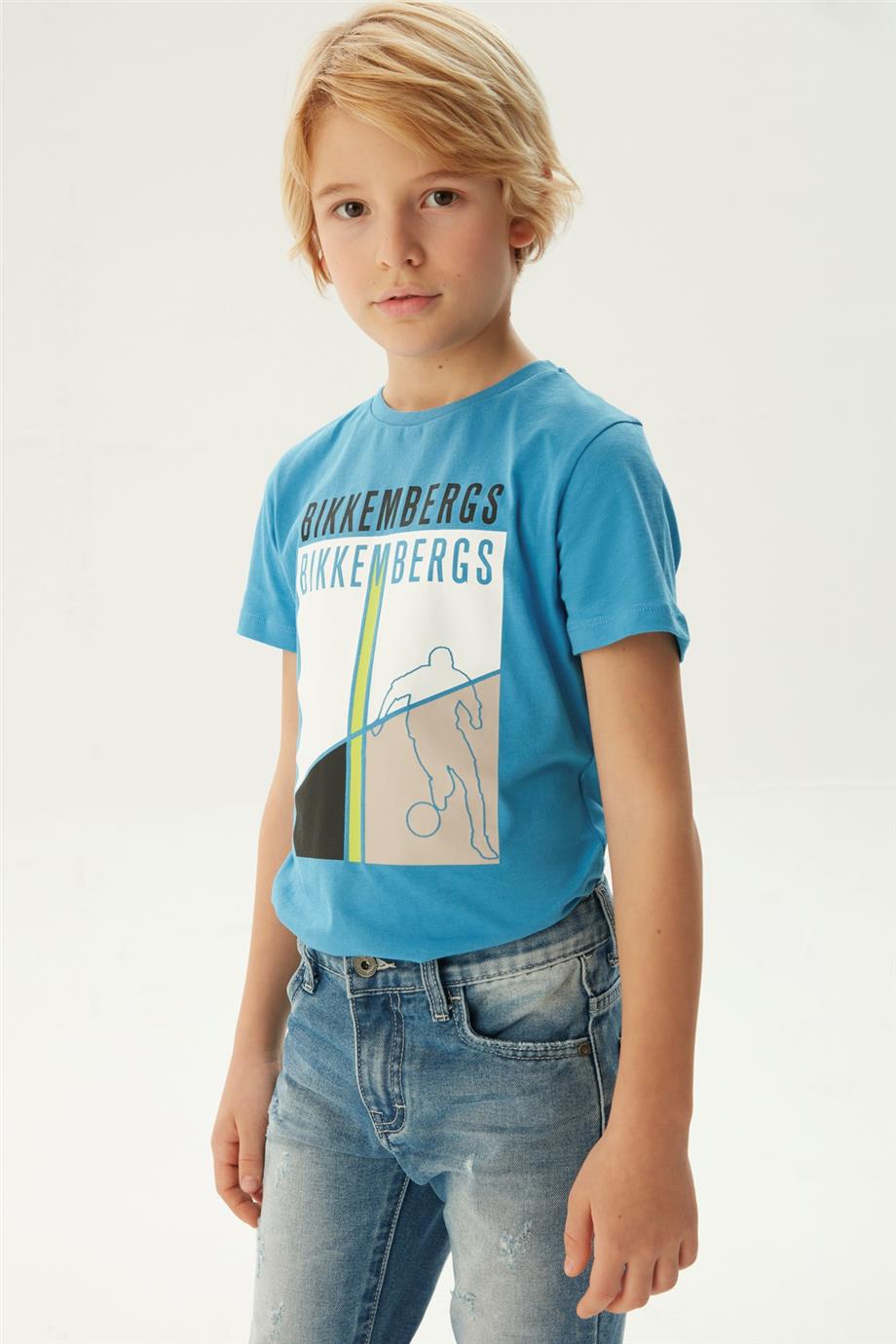 Bikkembergs Erkek Çocuk Mavi Pantolon