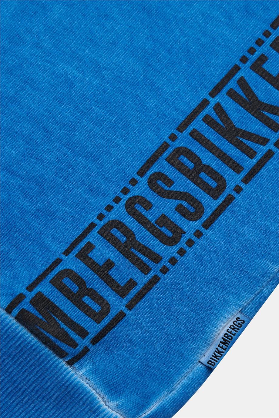 Bikkembergs Erkek Çocuk Mavi Sweatshirt