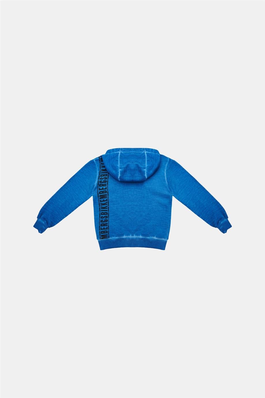 Bikkembergs Erkek Çocuk Mavi Sweatshirt