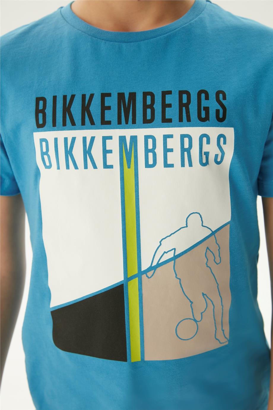 Bikkembergs Erkek Çocuk Mavi T-Shirt