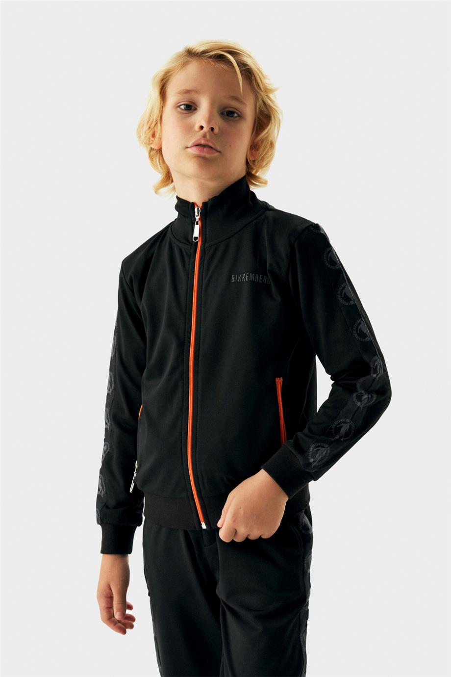 Bikkembergs Erkek Çocuk Siyah Eşofman Üstü