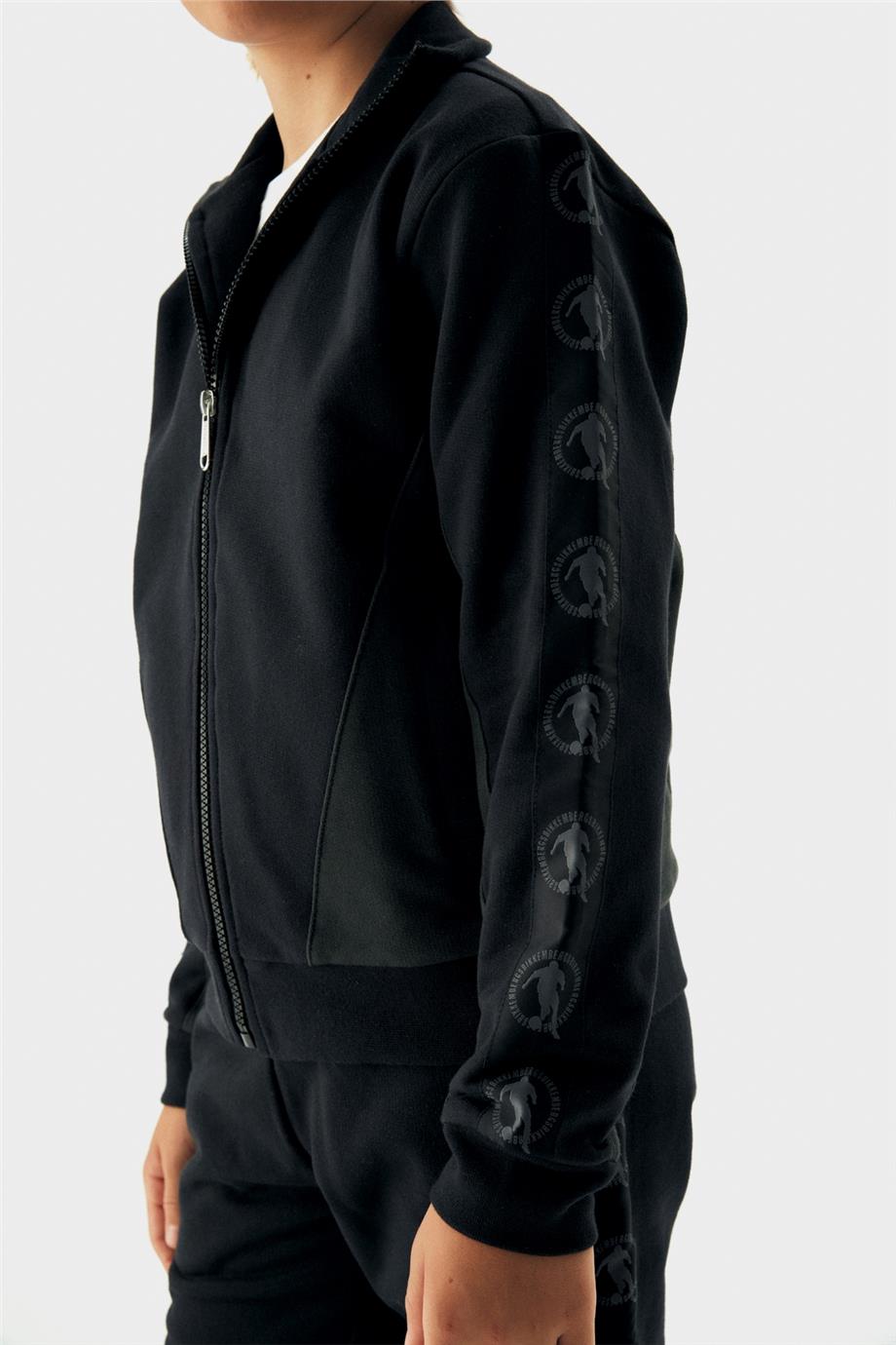 Bikkembergs Erkek Çocuk Siyah Eşofman Üstü