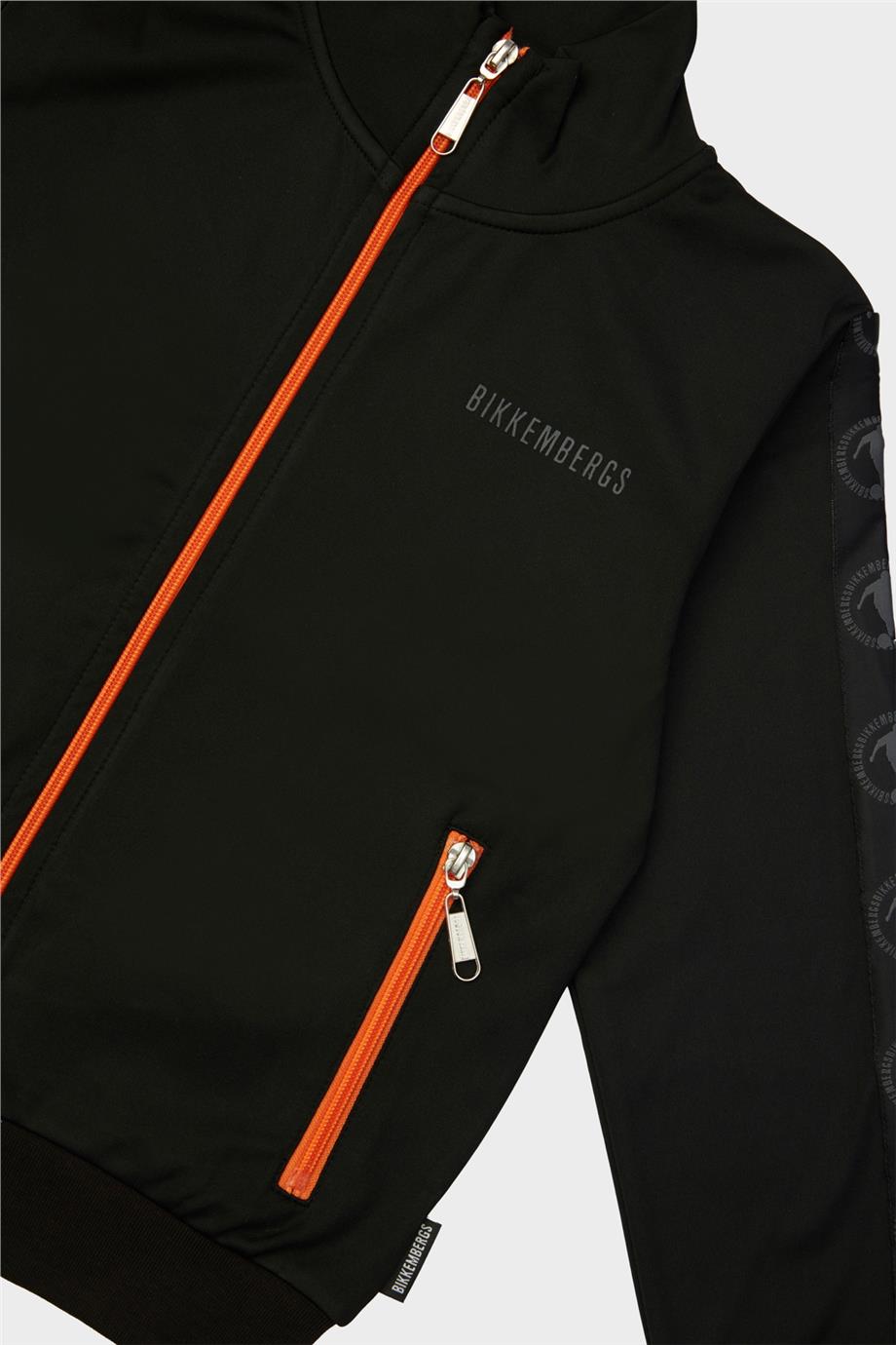 Bikkembergs Erkek Çocuk Siyah Eşofman Üstü