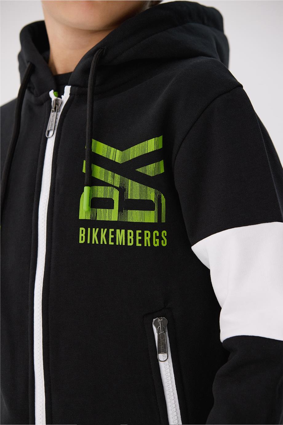 Bikkembergs Erkek Çocuk Siyah Eşofman Üstü