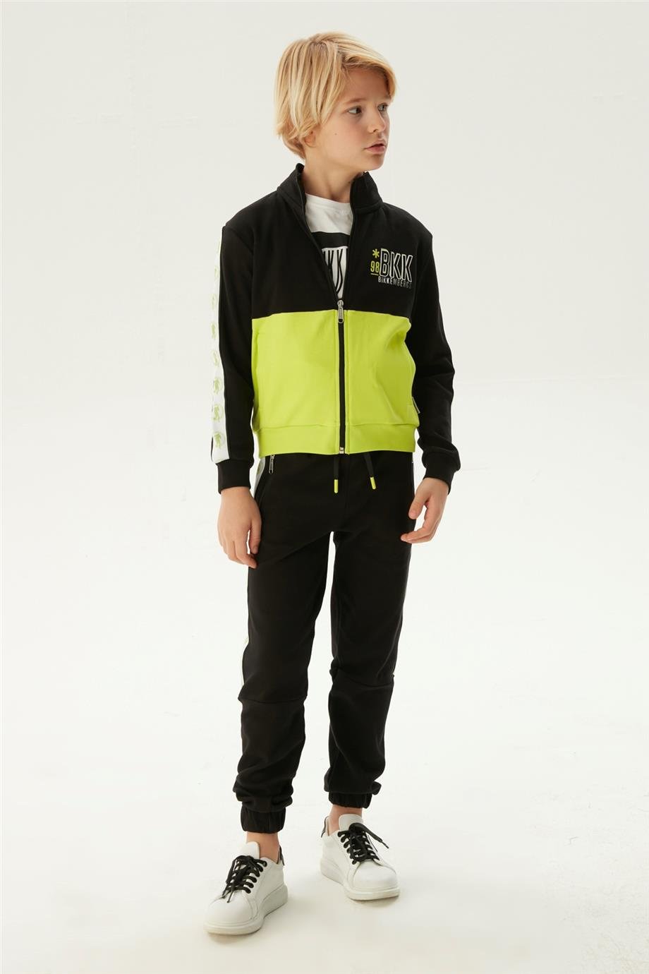 Bikkembergs Erkek Çocuk Siyah Eşofman Üstü