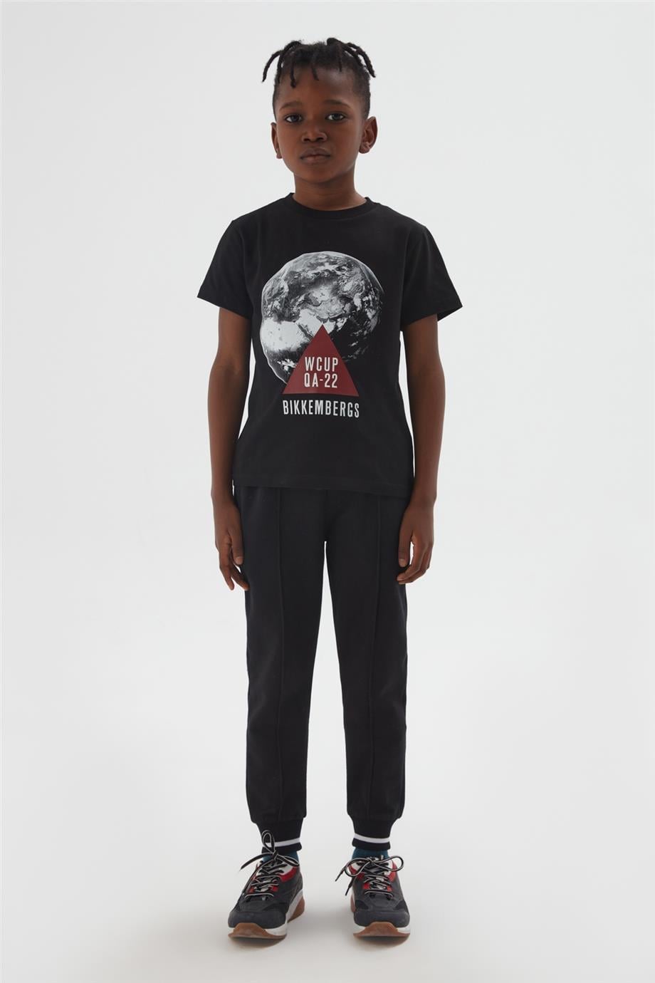 Bikkembergs Erkek Çocuk Siyah T-Shirt
