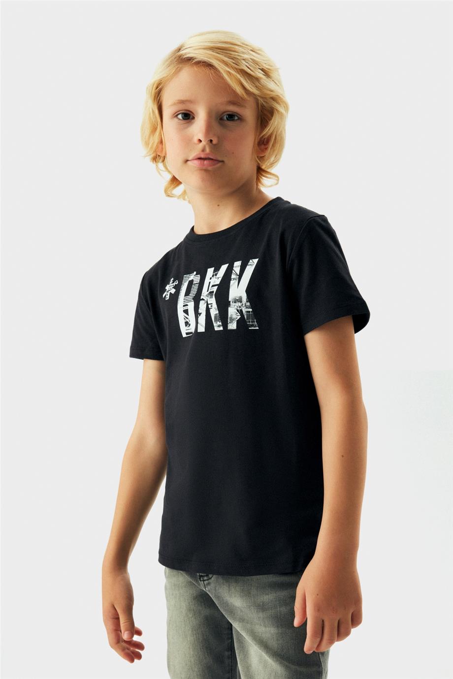 Bikkembergs Erkek Çocuk Siyah T-Shirt