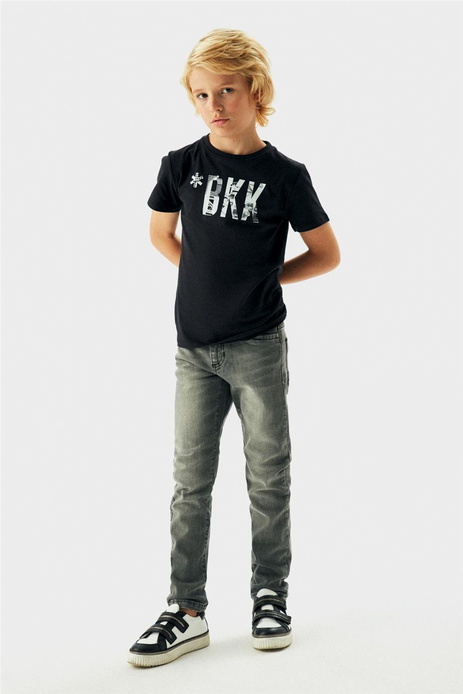 Bikkembergs Erkek Çocuk Siyah T-Shirt