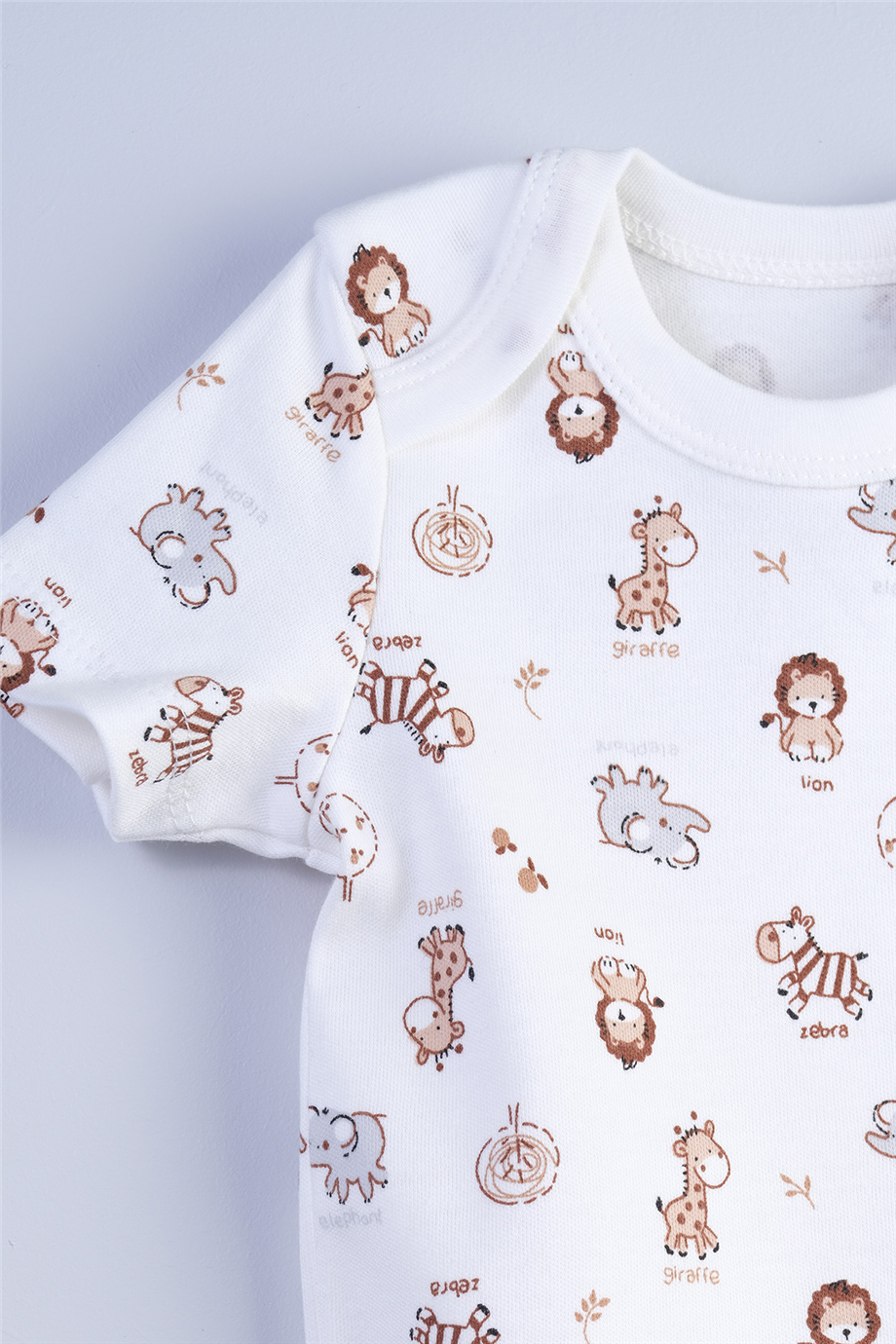 Bondberro Baby Boy Interlock Envelope Neck BodysuitBondberro Baby Boy Interlock Envelope Neck Bodysuit