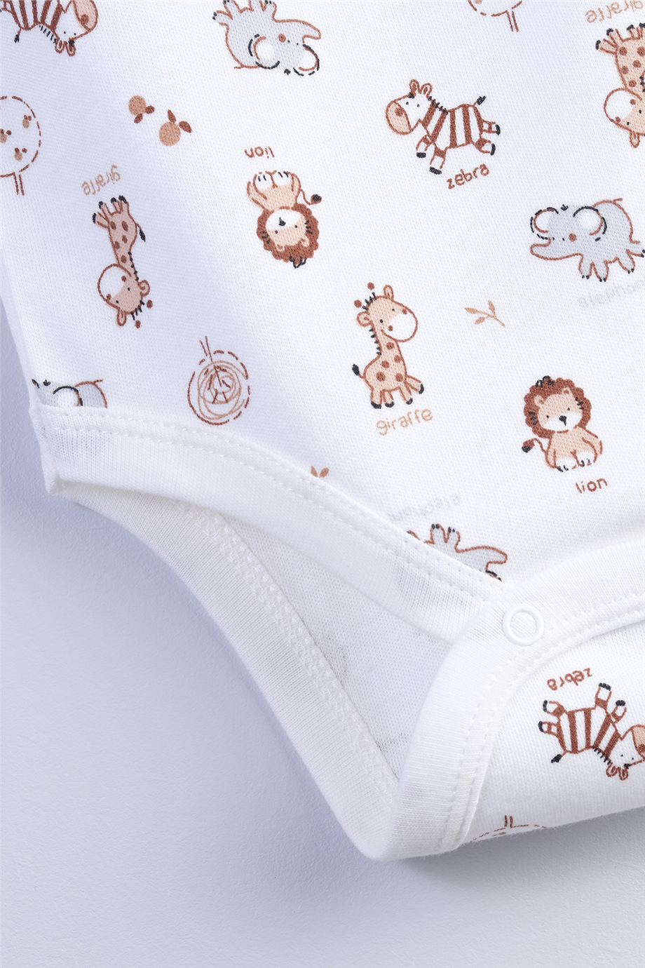 Bondberro Baby Boy Interlock Envelope Neck BodysuitBondberro Baby Boy Interlock Envelope Neck Bodysuit