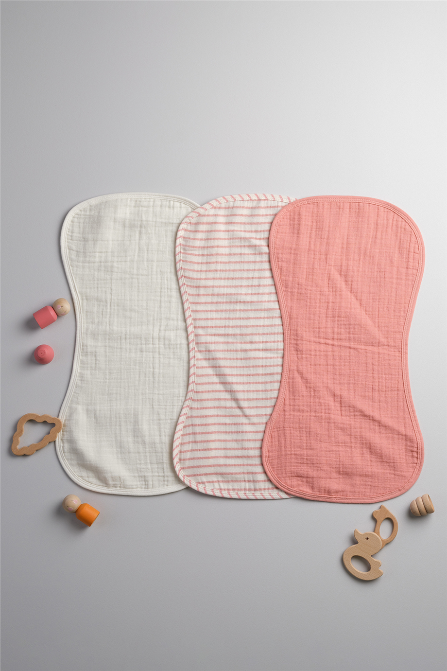 Bondberro Baby Girl Mother & Baby 4-Layer Muslin Burp ClothBondberro Baby Girl Mother & Baby 4-Layer Muslin Burp Cloth