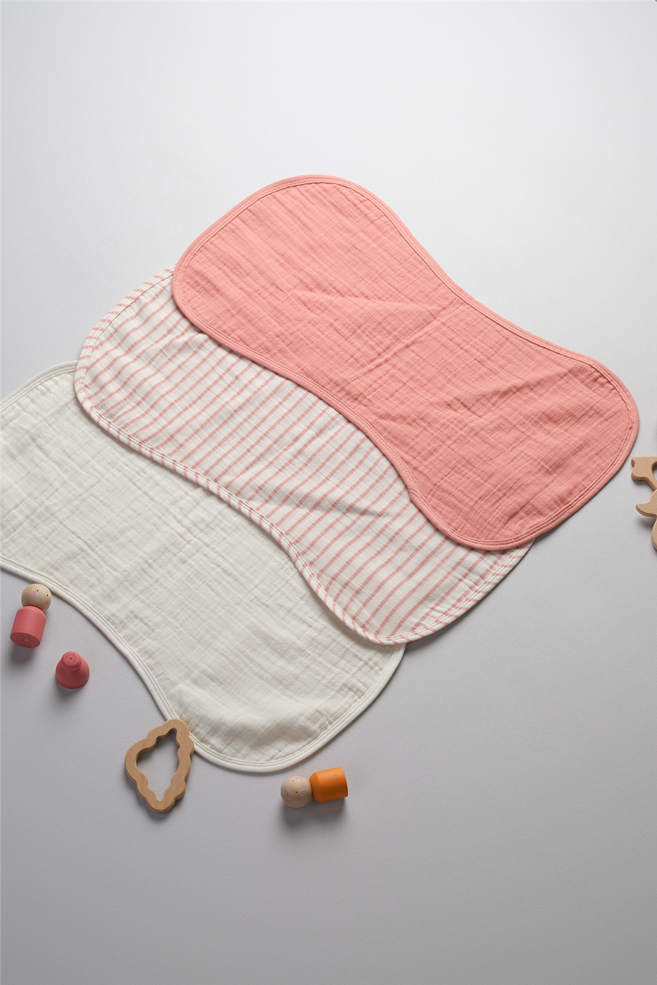 Bondberro Baby Girl Mother & Baby 4-Layer Muslin Burp ClothBondberro Baby Girl Mother & Baby 4-Layer Muslin Burp Cloth