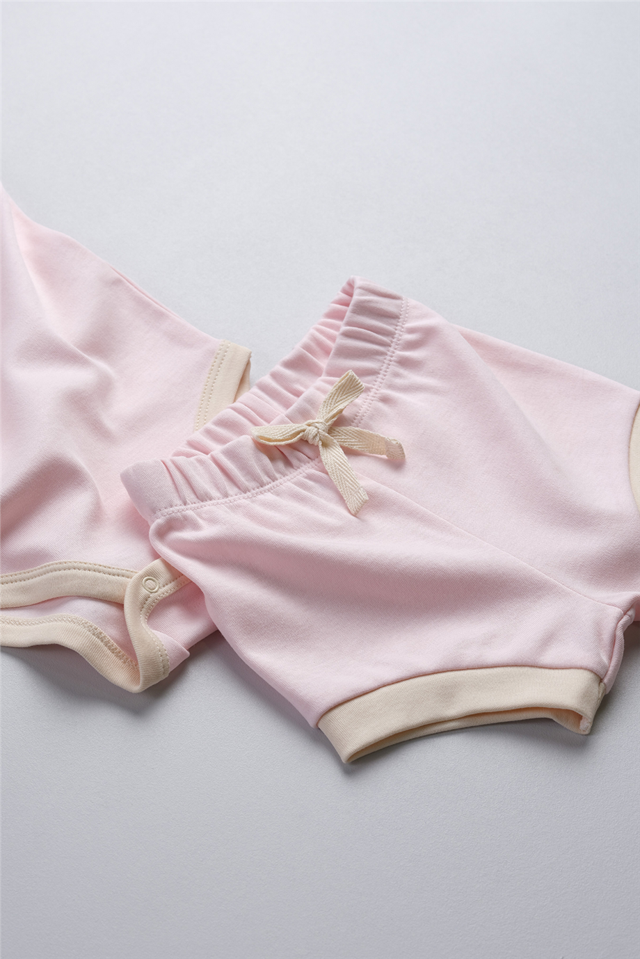 Bondberro Baby Girl Strappy Bodysuit & Short SetBondberro Baby Girl Strappy Bodysuit & Short Set