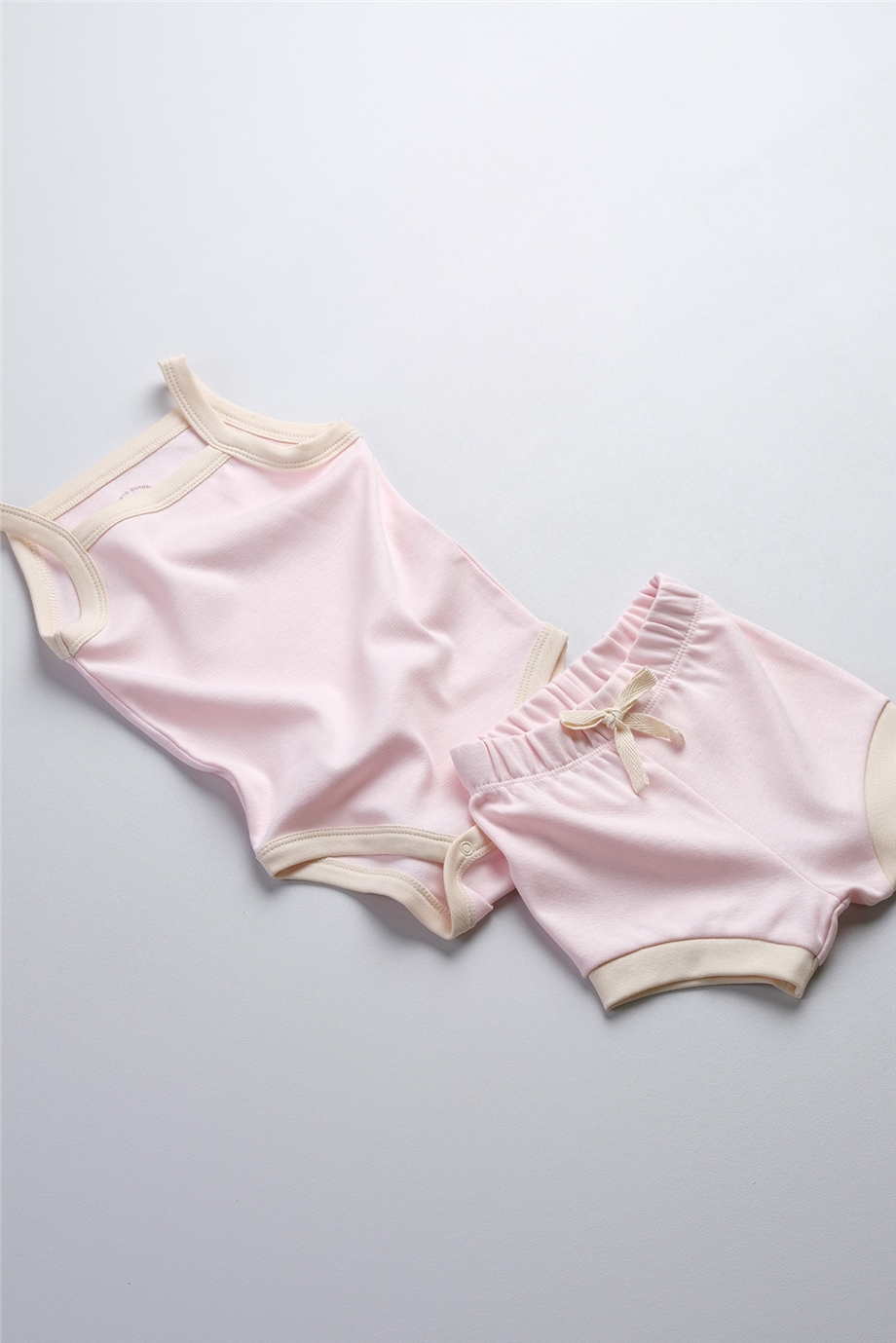 Bondberro Baby Girl Strappy Bodysuit & Short SetBondberro Baby Girl Strappy Bodysuit & Short Set