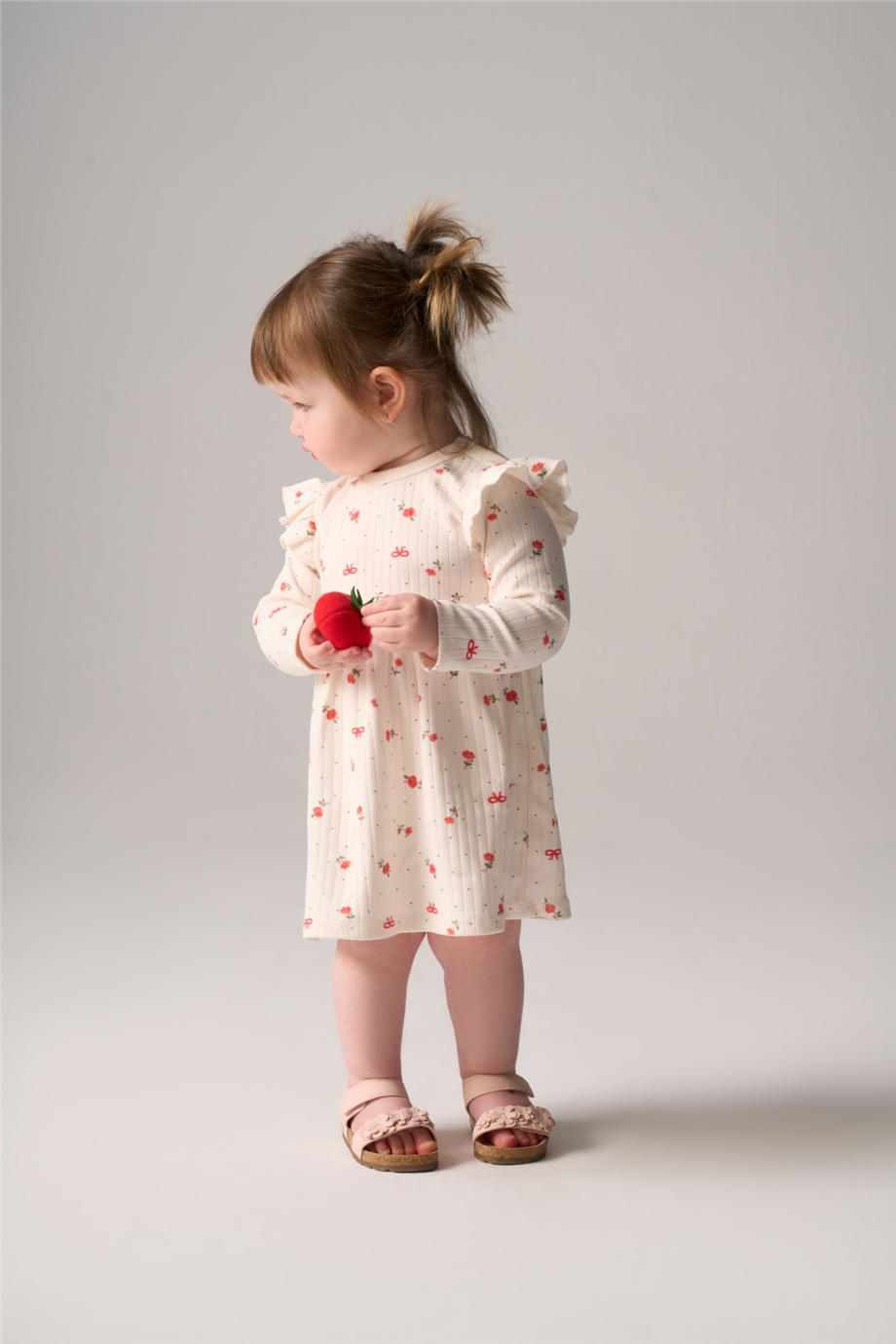 Bondberro Baby Girl Vintage Rose Print DressBondberro Baby Girl Vintage Rose Print Dress