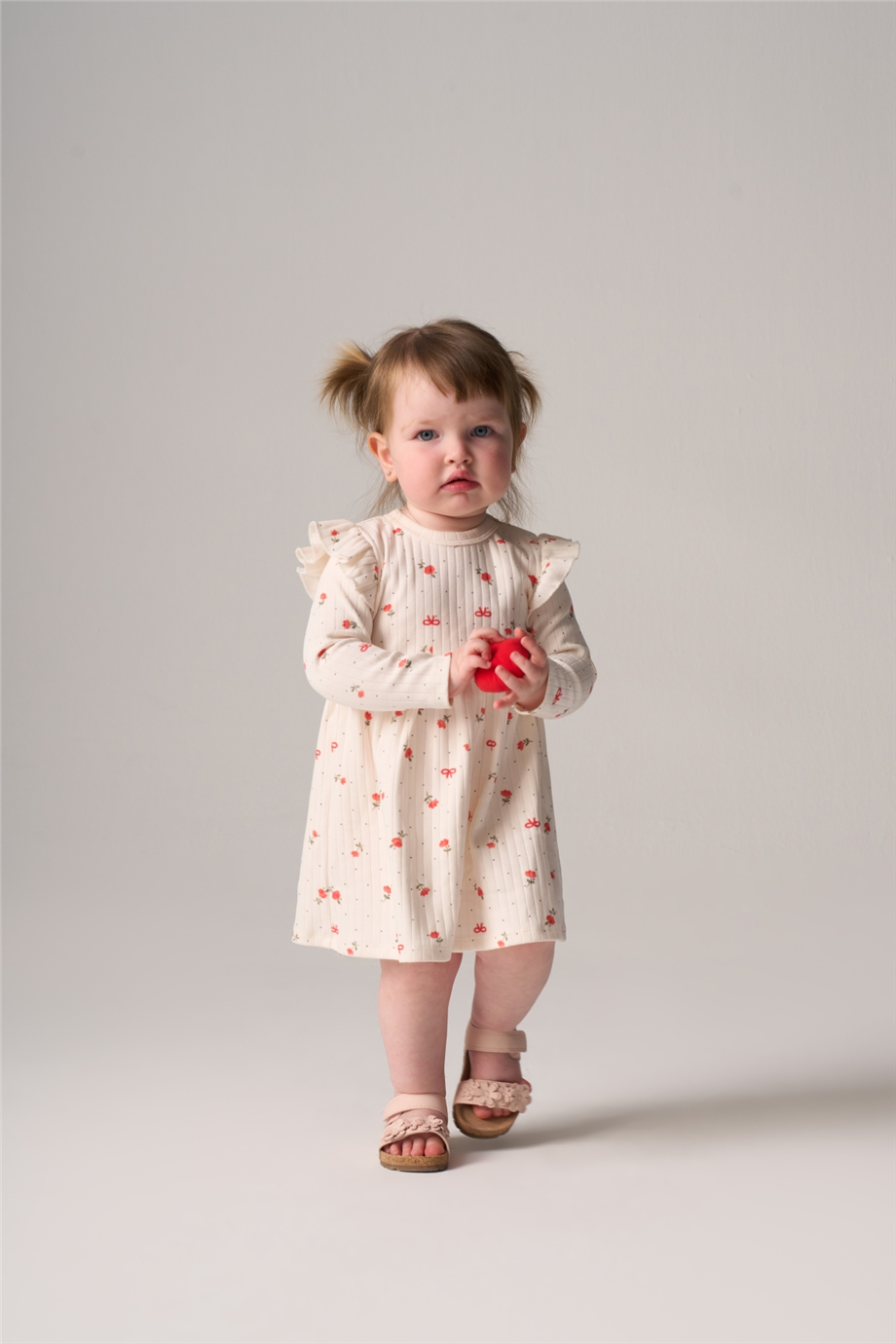 Bondberro Baby Girl Vintage Rose Print DressBondberro Baby Girl Vintage Rose Print Dress
