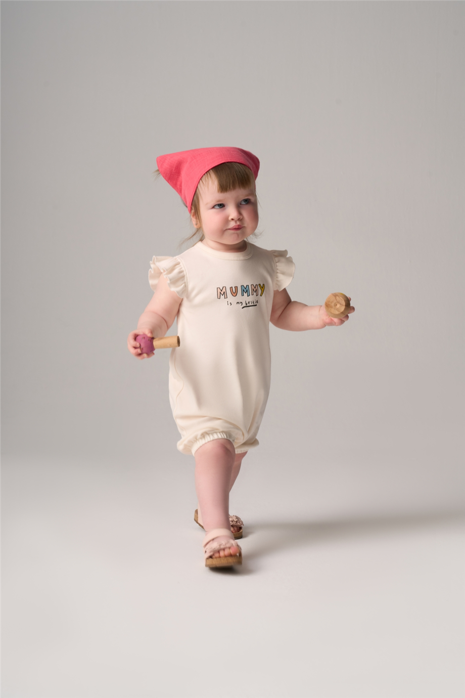 Bondberro Baby Girl Modal Jersey Fabric Printed JumpsuitBondberro Baby Girl Modal Jersey Fabric Printed Jumpsuit