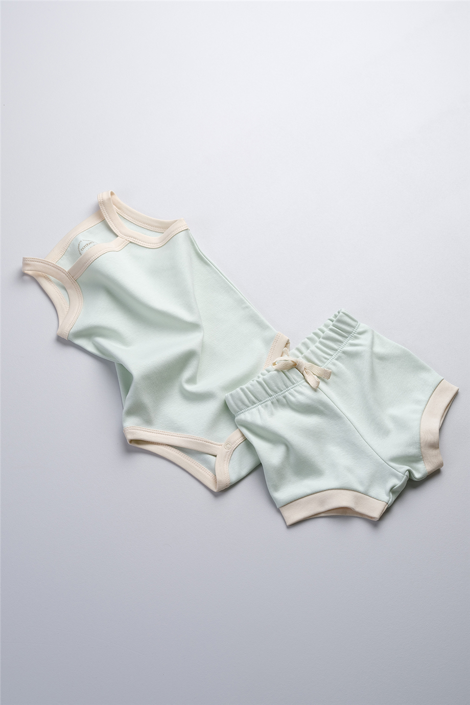 Bondberro Baby Girl Strappy Bodysuit & Short SetBondberro Baby Girl Strappy Bodysuit & Short Set