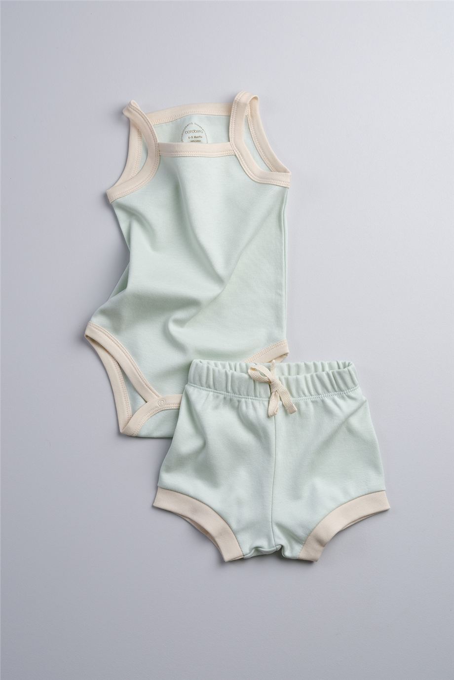 Bondberro Baby Girl Strappy Bodysuit & Short SetBondberro Baby Girl Strappy Bodysuit & Short Set