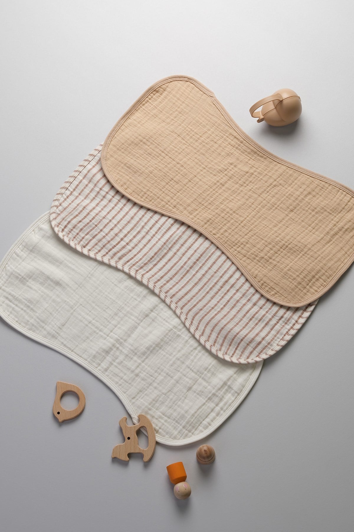 Bondberro Unisex Mother & Baby 4-Layer Muslin Burp ClothBondberro Unisex Mother & Baby 4-Layer Muslin Burp Cloth