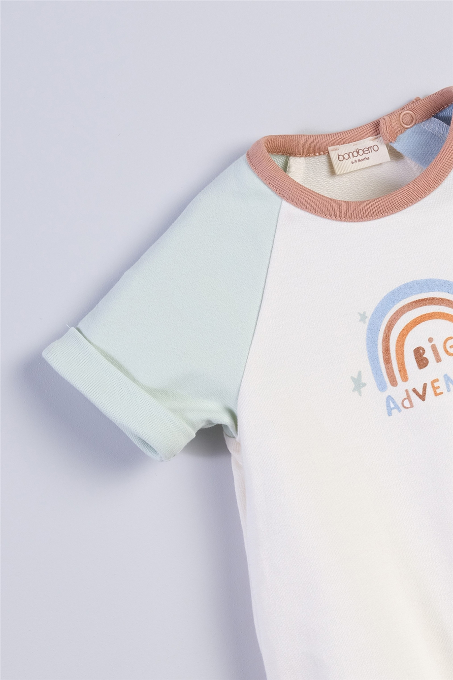 Bondberro Unisex Printed Detail BodysuitBondberro Unisex Printed Detail Bodysuit