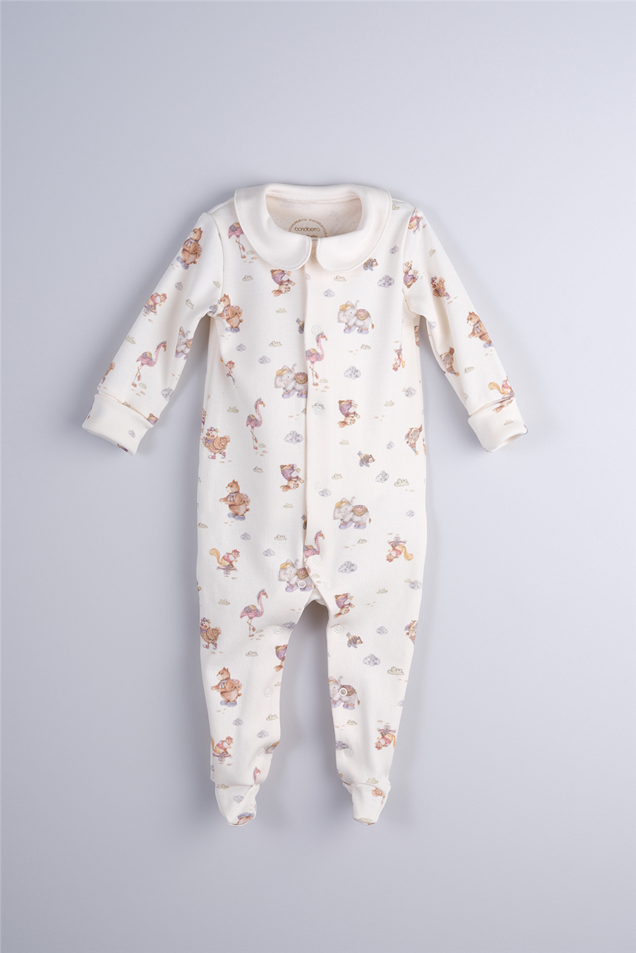 Bondberro Unisex Bebe Yaka Baskı Detaylı Bebek ve Çocuk Tulum %100 PamukluBondberro Unisex Bebe Yaka Baskı Detaylı Bebek ve Çocuk Tulum %100 Pamuklu