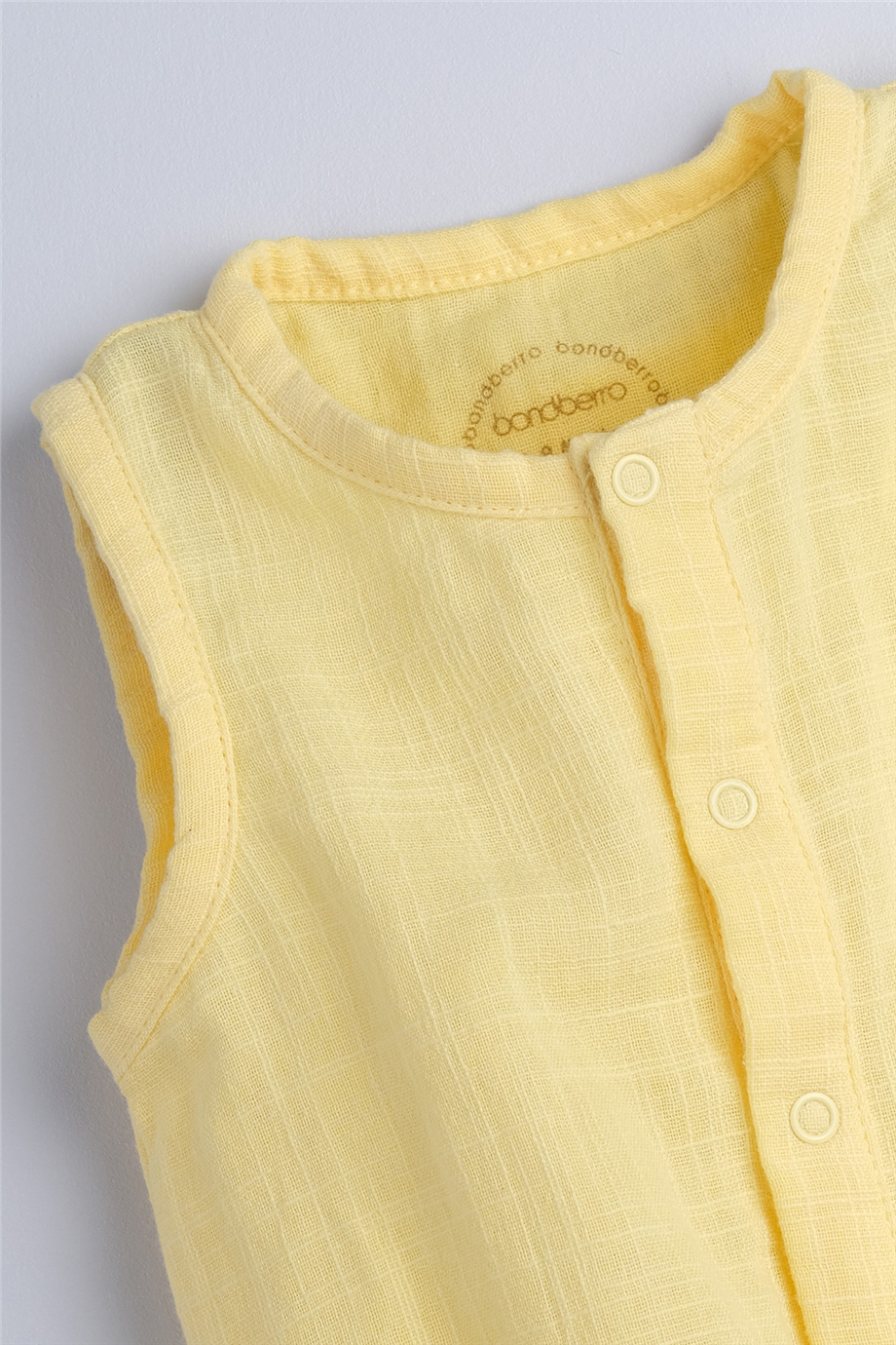 Bondberro Unisex Crinkled Muslin BodysuitBondberro Unisex Crinkled Muslin Bodysuit