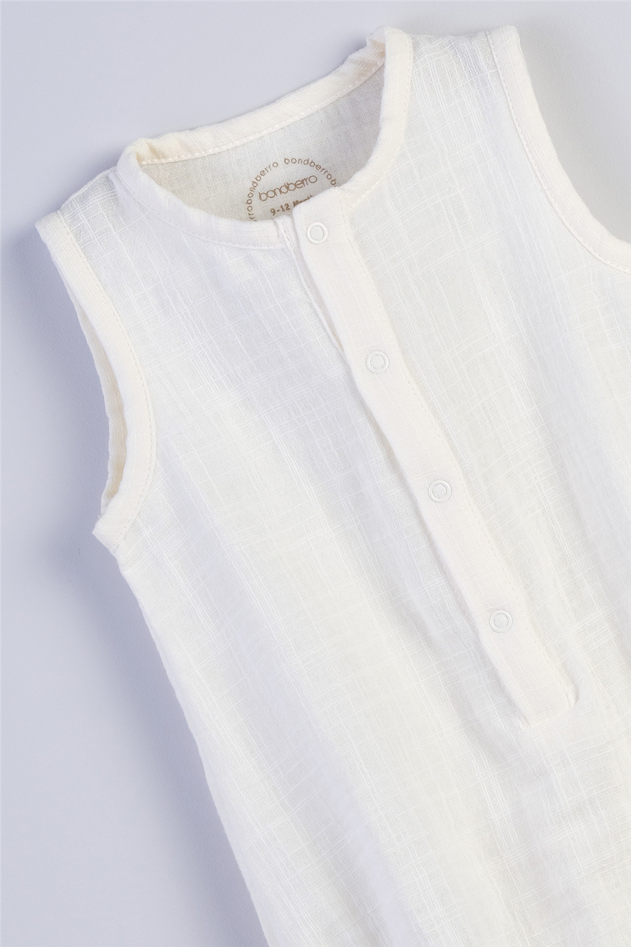 Bondberro Unisex Crinkled Muslin BodysuitBondberro Unisex Crinkled Muslin Bodysuit