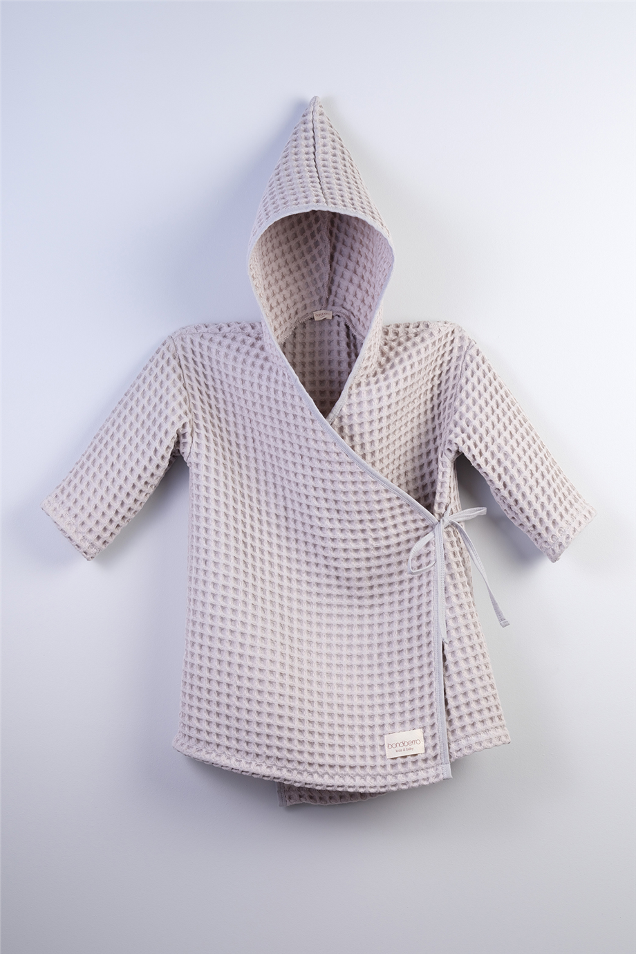 Bondberro Unisex Waffle Fabric Kimono BathrobeBondberro Unisex Waffle Fabric Kimono Bathrobe