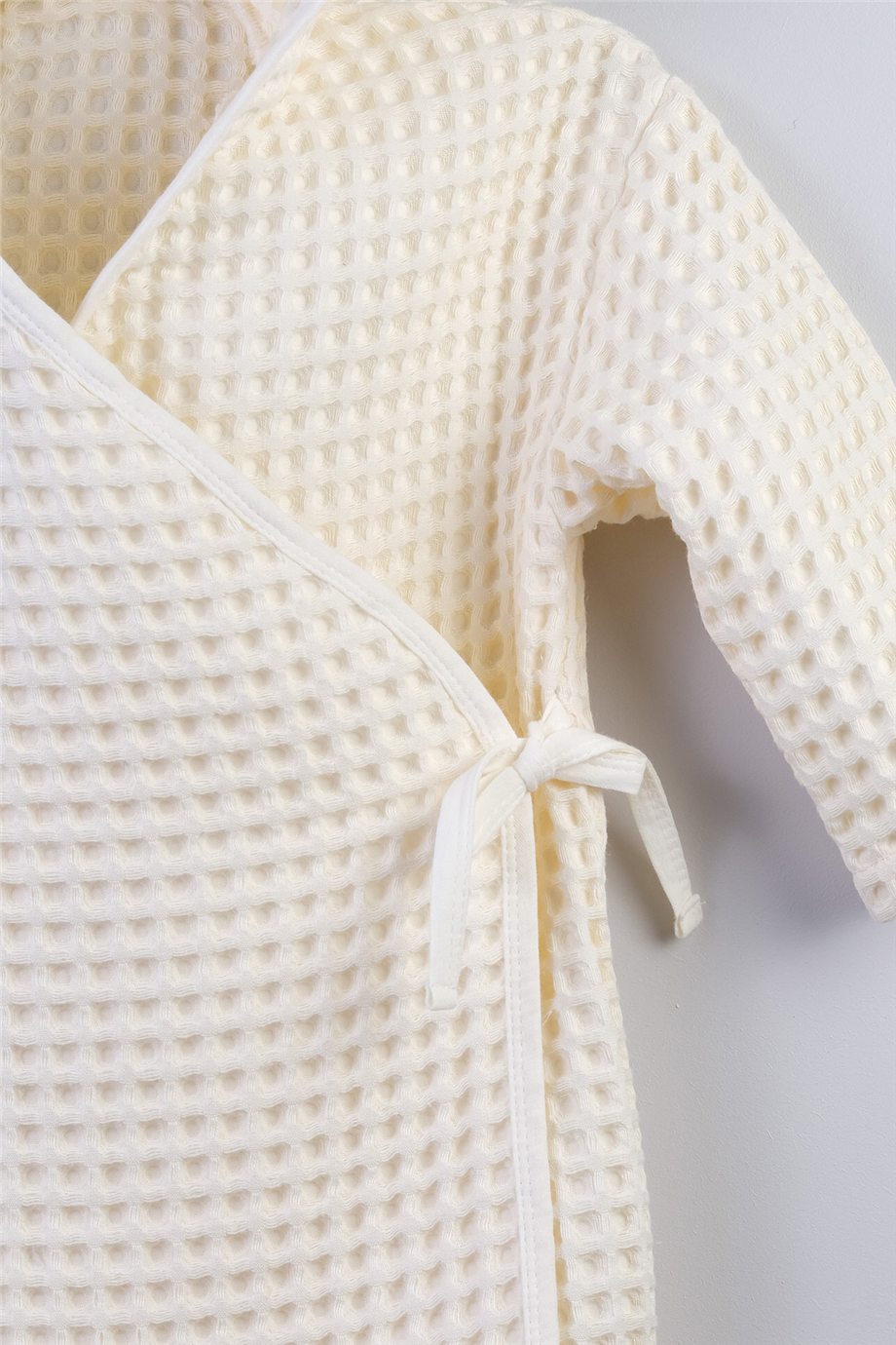 Bondberro Unisex Waffle Kumaş Kimono BornozBondberro Unisex Waffle Kumaş Kimono Bornoz