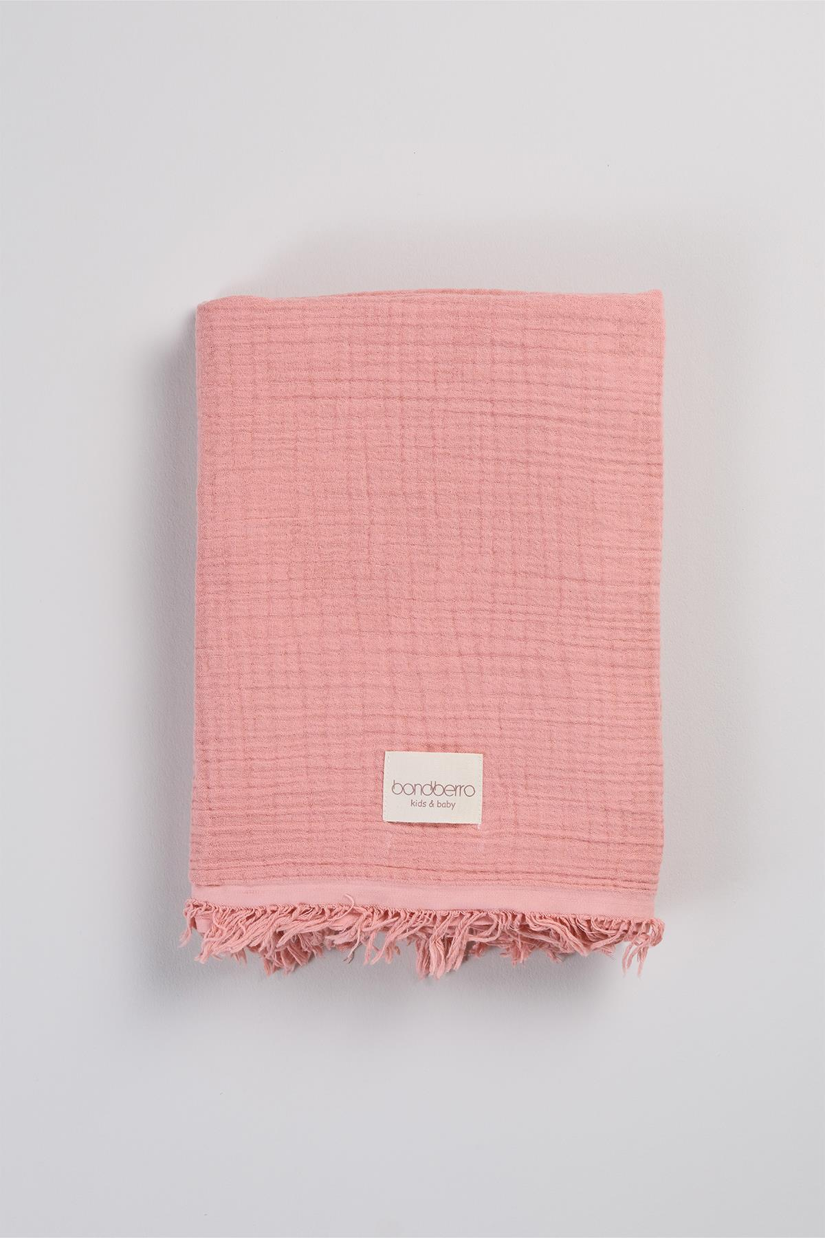 Bonderro 4 Katlı Müslin Saçaklı BattaniyeBonderro 4 Katlı Müslin Saçaklı Battaniye