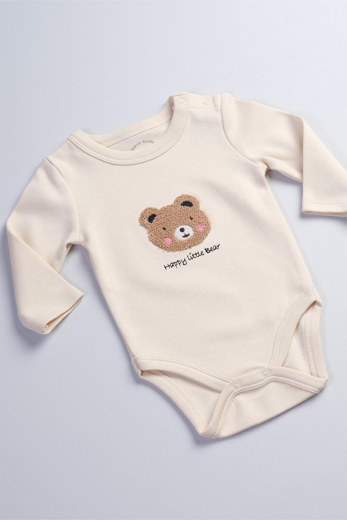 Bonderro Ayıcık Nakışlı Uzun Kol Body ZıbınBonderro Ayıcık Nakışlı Uzun Kol Body Zıbın