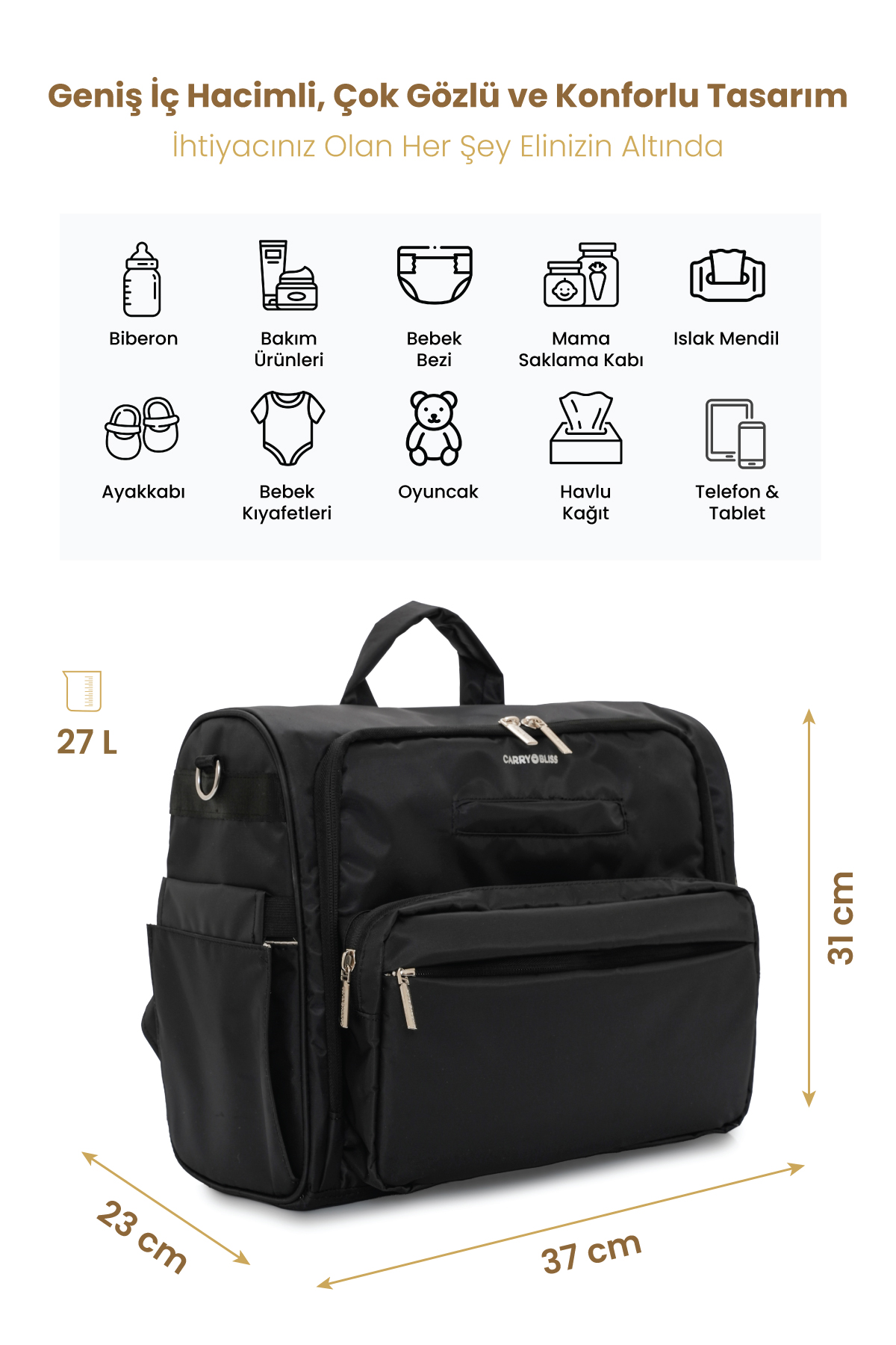 Carrybliss Anne Bebek Sırt ÇantasıCarrybliss Anne Bebek Sırt Çantası